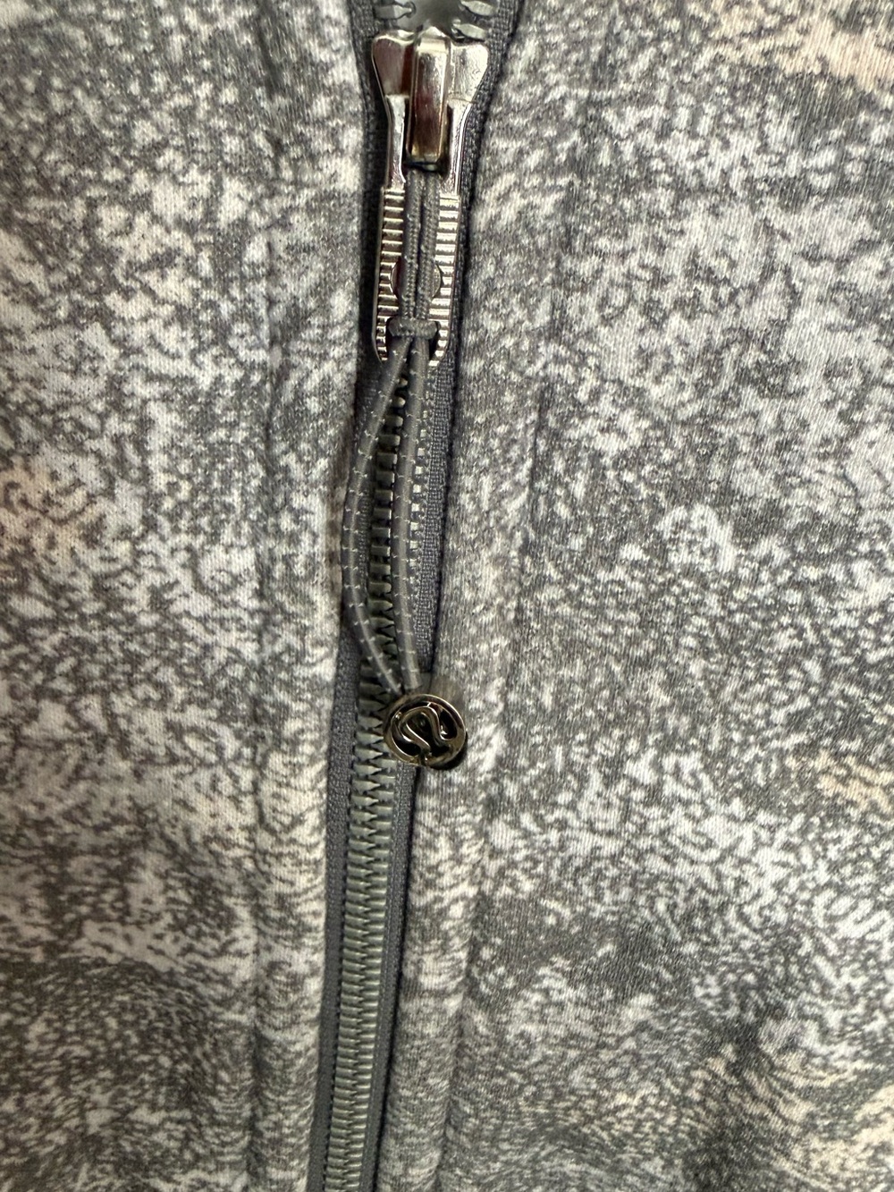 Gray Patterned Zip-Up Jacket - Picture 4 of 12